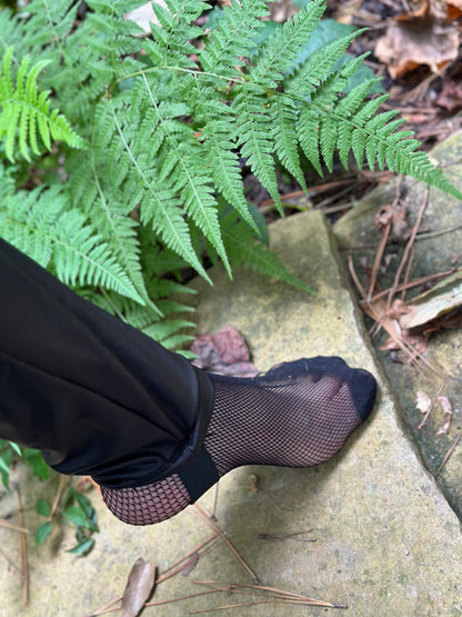 Shiny, Mesh Leggings