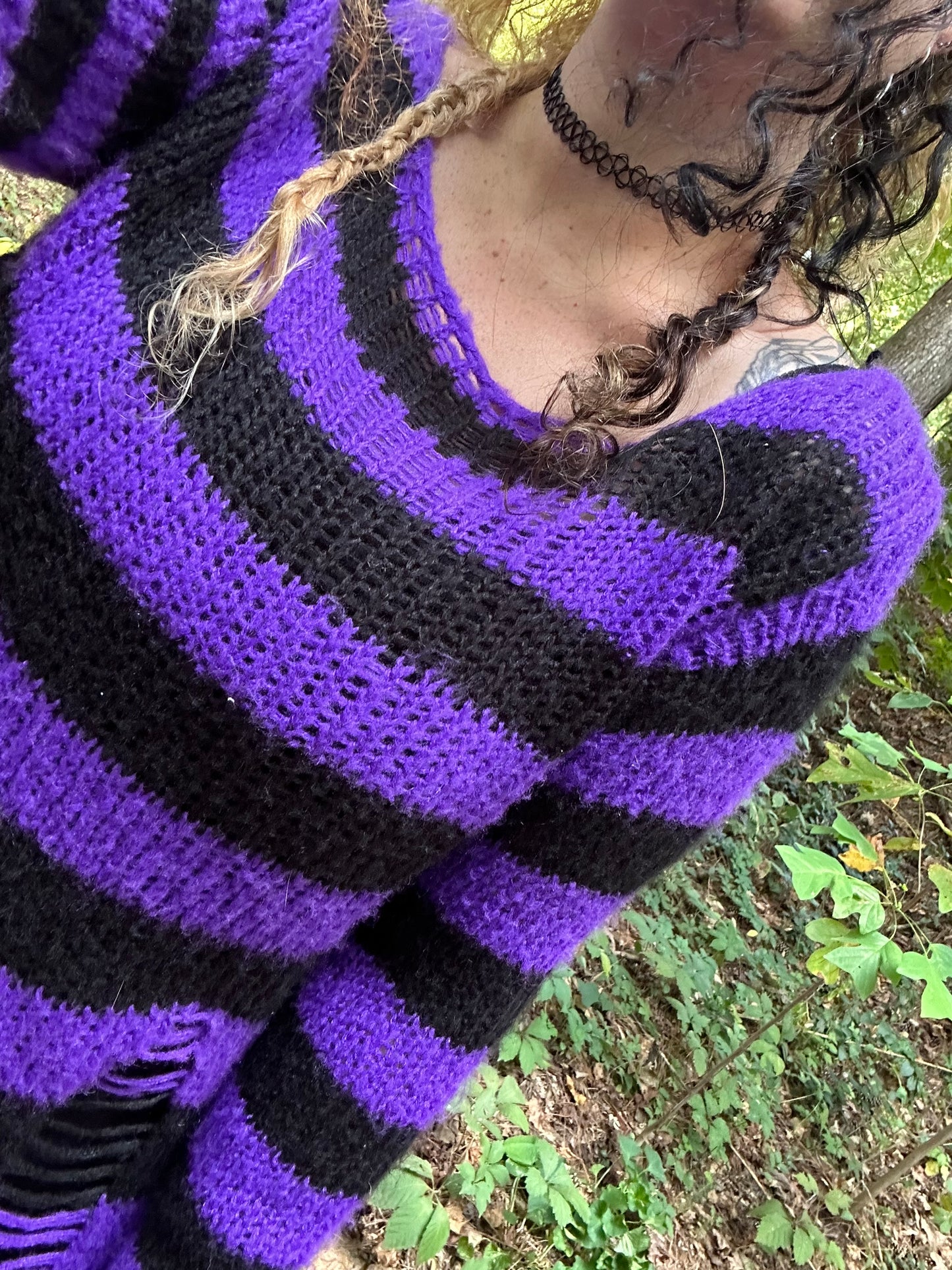 Purple Knit